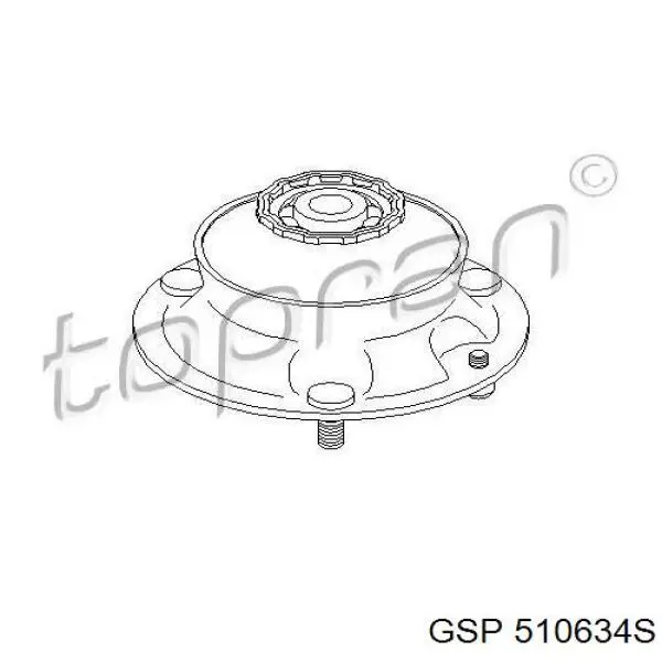Опора стійки амортизатора переднього BMW 31331135582 ціна, від 16.69 USD