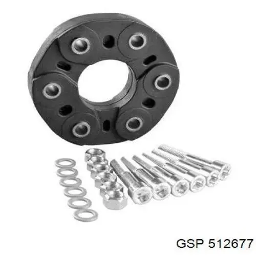 Купити 512677 GSP Муфта кардана еластична, перед./зад.