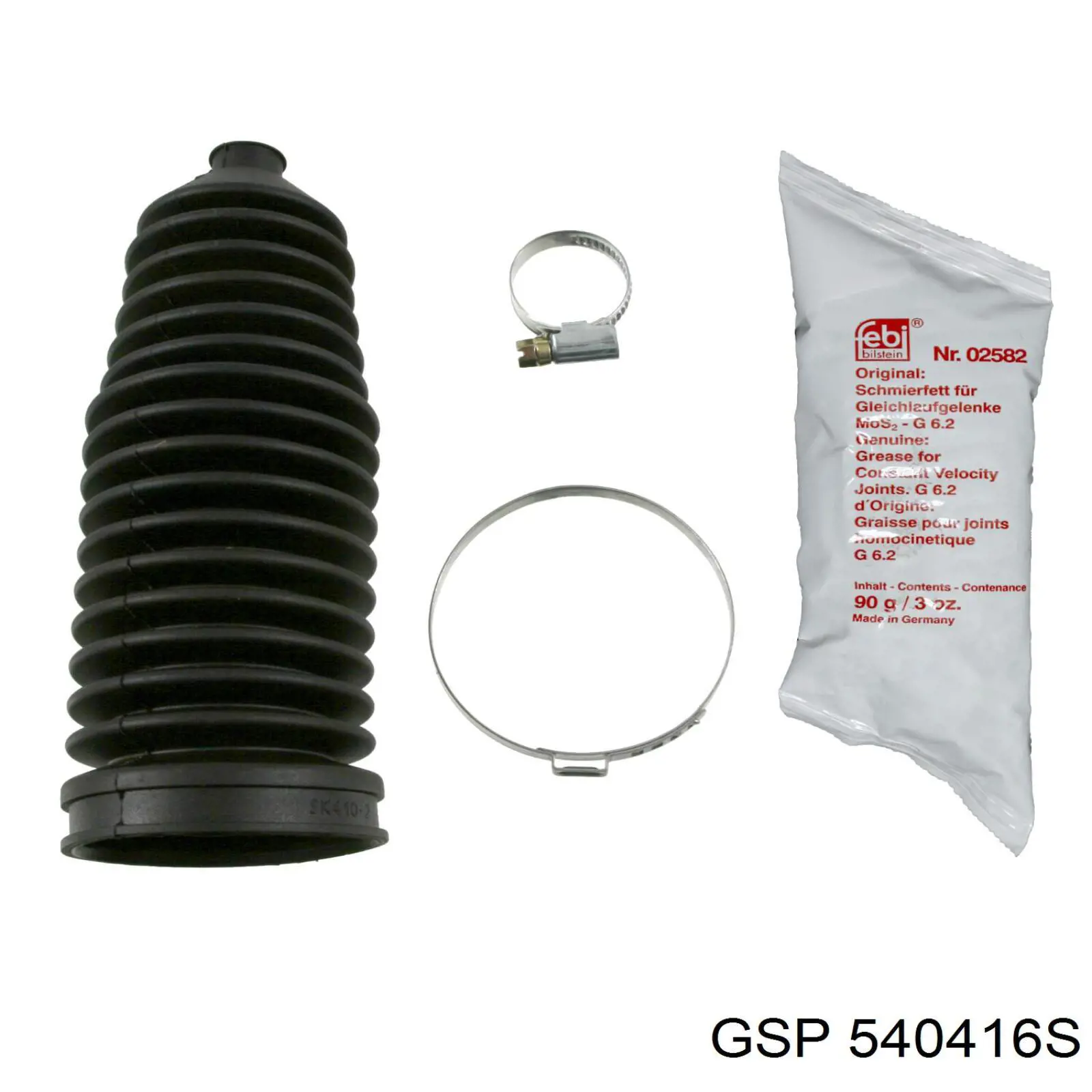 Пильник рульової тяги GSP 540416S ціна, від 6.76 USD