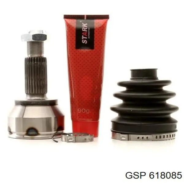 Шарнір кутових швидкостей передній лівий GSP 618085 ціна, від 33.37 USD