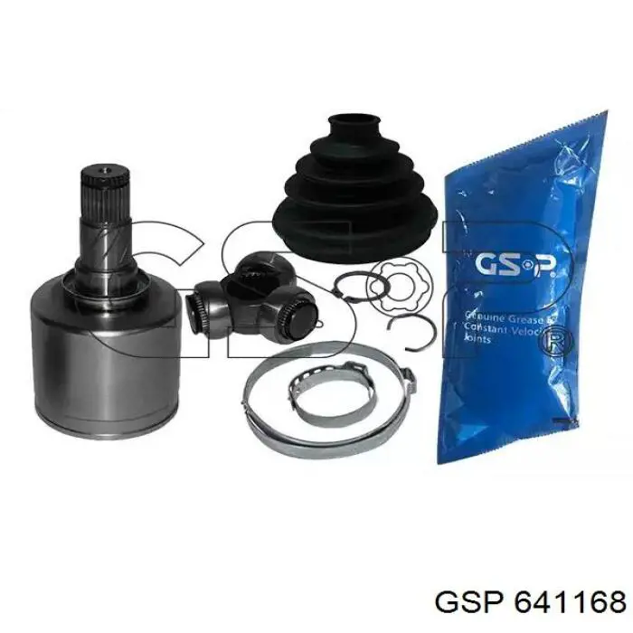 Шарнір кутових швидкостей передній лівий GSP 641168 ціна, від 62.40 USD
