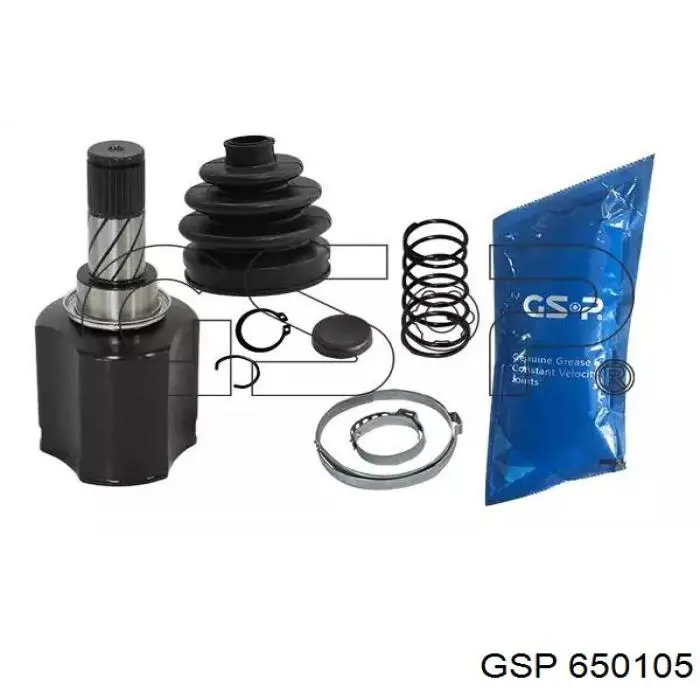 Шарнір кутових швидкостей передній лівий GSP 650105 ціна, від 67.24 USD