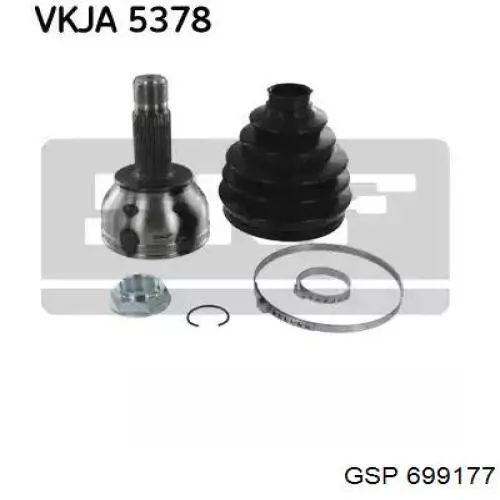 ШРУС внутрішній, задній GSP 699177 ціна, від 48.73 USD