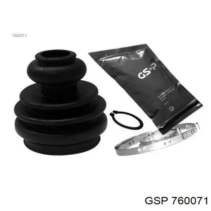 Пильник гранати внутрішній, передній півосі GSP 760071 ціна, від 5.69 USD