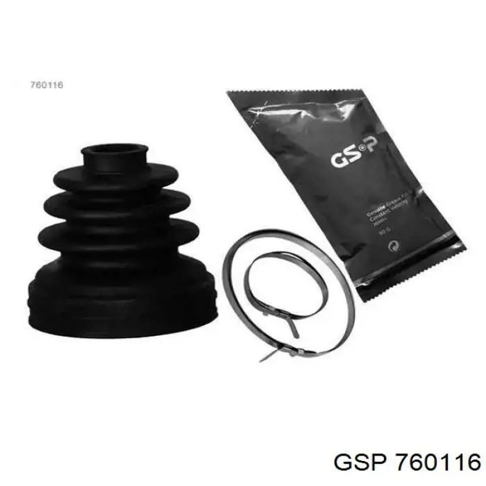 Пильник гранати внутрішній, передній півосі GSP 760116 ціна, від 6.34 USD
