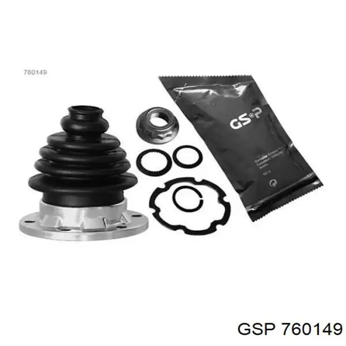 Пильник гранати внутрішній, передній півосі GSP 760149 ціна, від 8.74 USD