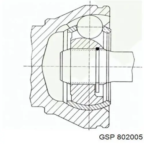 802005 GSP шрус зовнішній передній