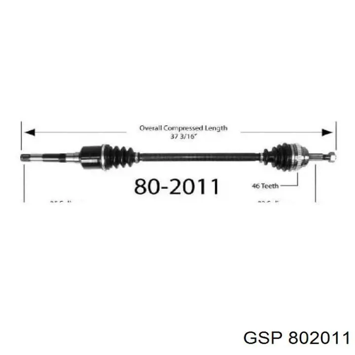 802011 GSP Граната зовнішня
