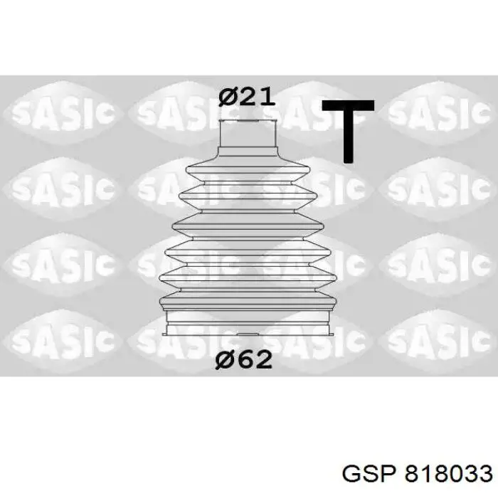 ШРУС зовнішній передній 818033 GSP