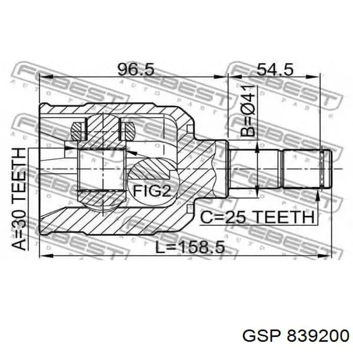 839200 GSP Граната зовнішня