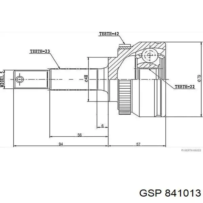 Граната колісна GSP 841013 ціна, від 26.97 USD