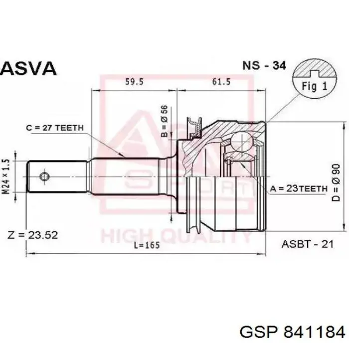 Граната колісна GSP 841184 ціна, від 29.81 USD