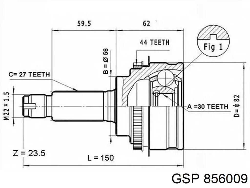 Граната колісна GSP 856009 ціна, від 28.35 USD