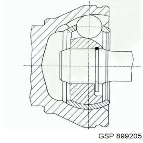 ШРУС зовнішній передній 808003 GSP