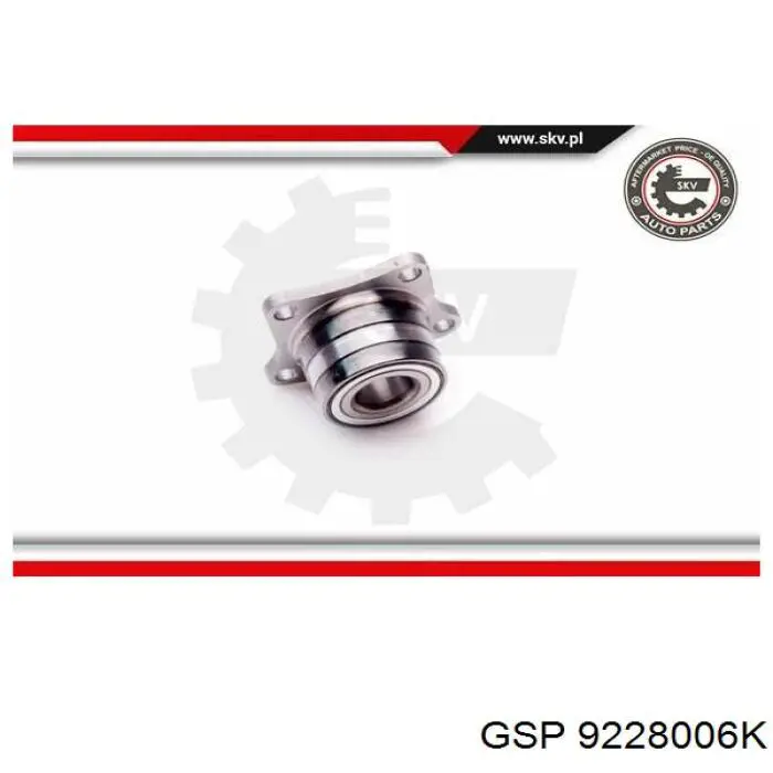 Купити 9228006K GSP Підшипник задньої ступиці