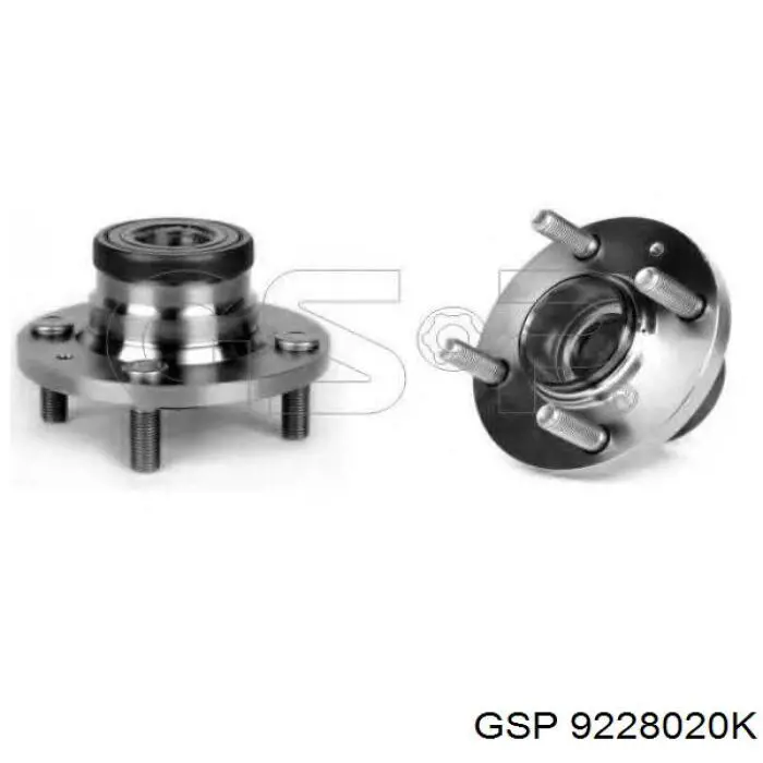 Маточини задніх коліс GSP 9228020K ціна, від 34.64 USD