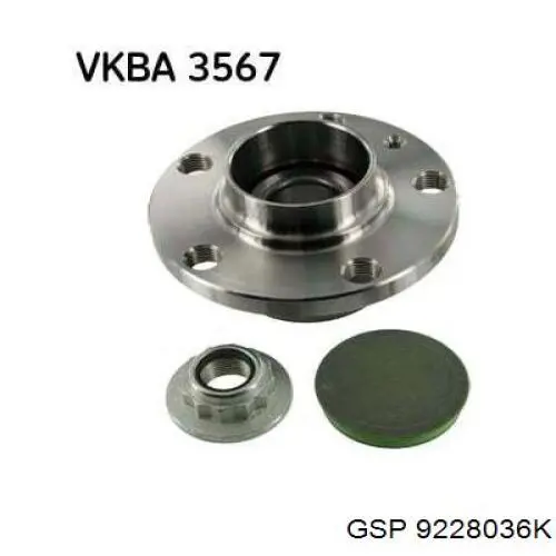 Купити 9228036K GSP Підшипник ступиці колеса