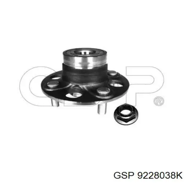Маточини задніх коліс GSP 9228038K ціна, від 37.40 USD