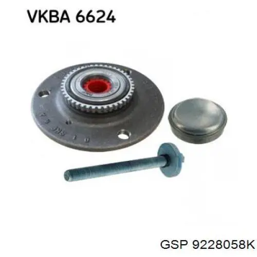 Маточина колеса передня GSP 9228058K ціна, від 36.81 USD