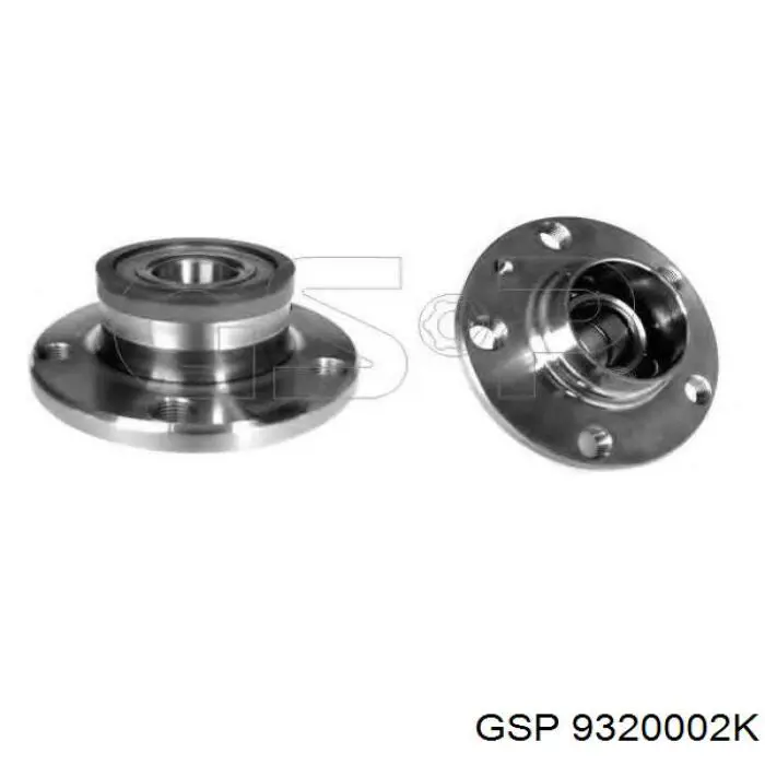 Маточина колеса передня GSP 9320002K ціна, від 32.15 USD