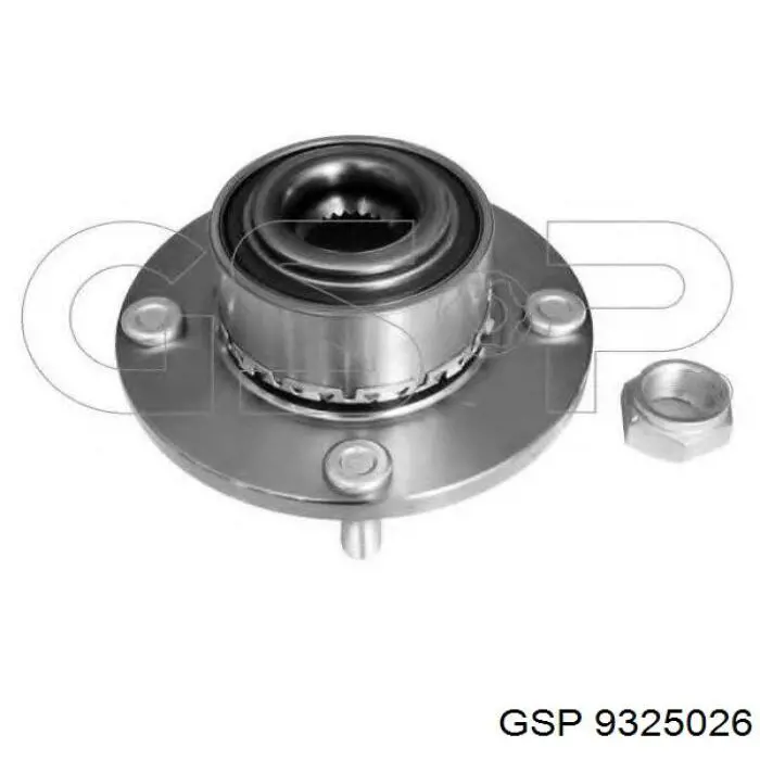 Маточина колеса передня GSP 9325026 ціна, від 53.48 USD