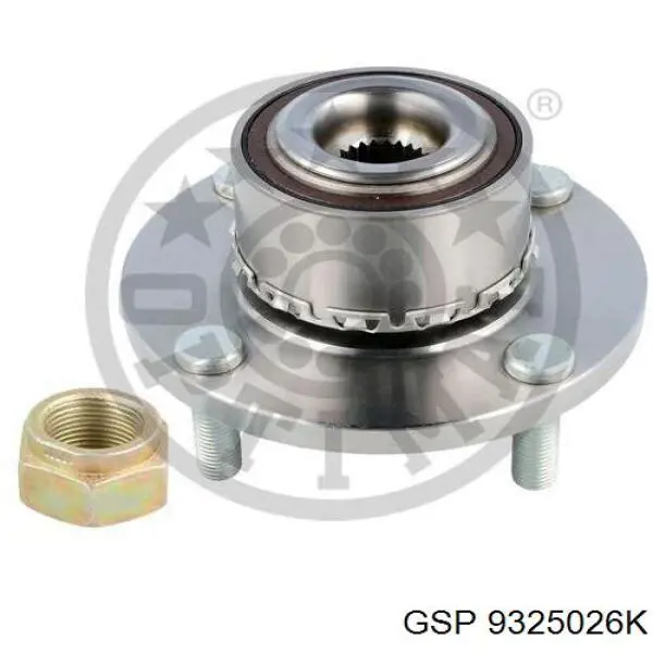 Маточина колеса передня GSP 9325026K ціна, від 47.88 USD