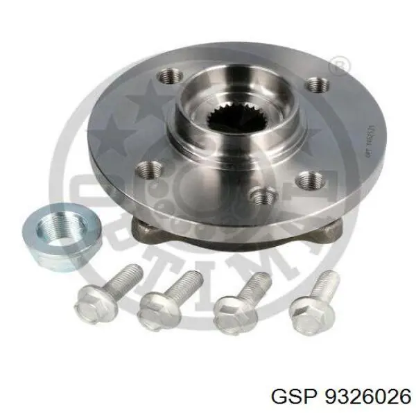 Маточина колеса передня GSP 9326026 ціна, від 60.58 USD