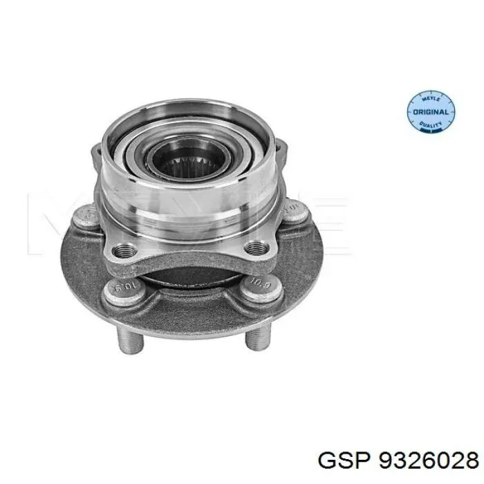 Комплект підшипник маточини передньої GSP 9326028 ціна, від 21.03 USD