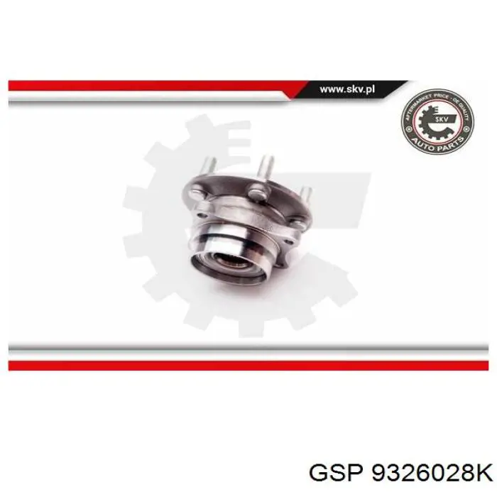 Купити 9326028K GSP Маточини передніх коліс