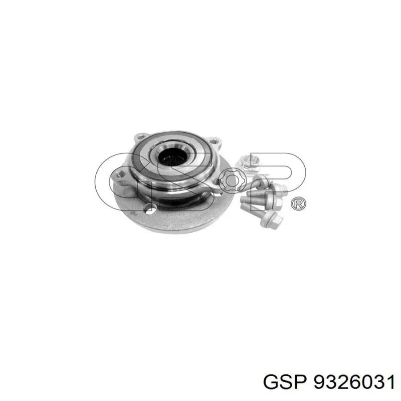 Маточина колеса передня GSP 9326031 ціна, від 59.16 USD