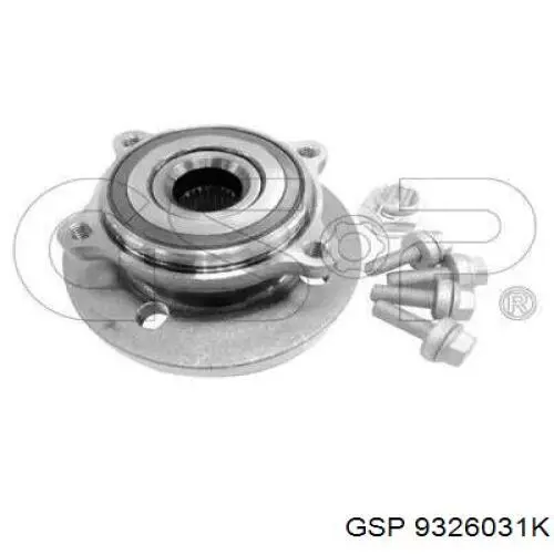 Маточина колеса передня GSP 9326031K ціна, від 58.94 USD