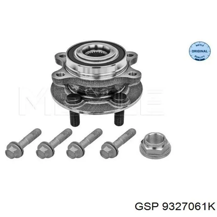 Маточина колеса передня GSP 9327061K ціна, від 70.71 USD