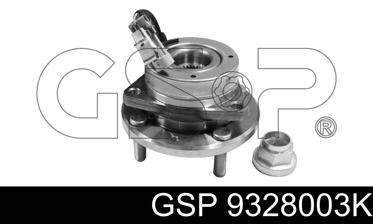 Маточина колеса передня GSP 9328003K ціна, від 63.83 USD