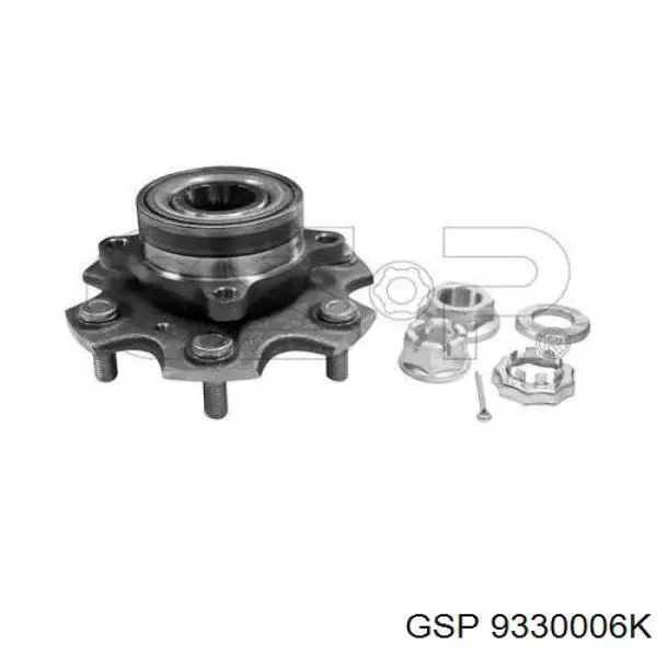 Маточина колеса передня GSP 9330006K ціна, від 75.32 USD
