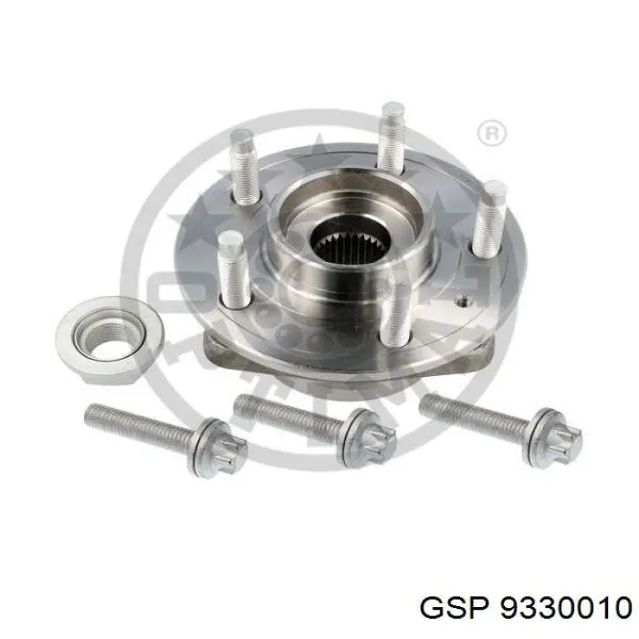 Маточина колеса передня GSP 9330010 ціна, від 78.69 USD