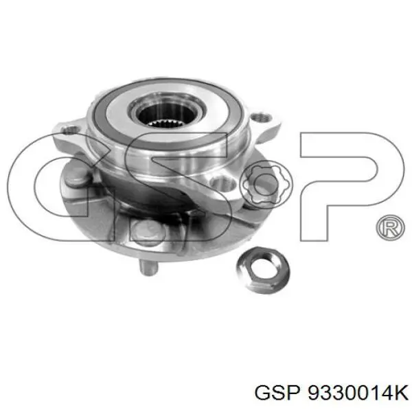 Маточина колеса передня GSP 9330014K ціна, від 57.81 USD