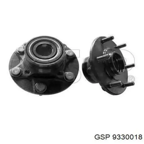 Маточина колеса передня GSP 9330018 ціна, від 73.30 USD