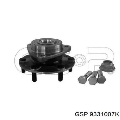 Маточина колеса передня GSP 9331007K ціна, від 89.06 USD