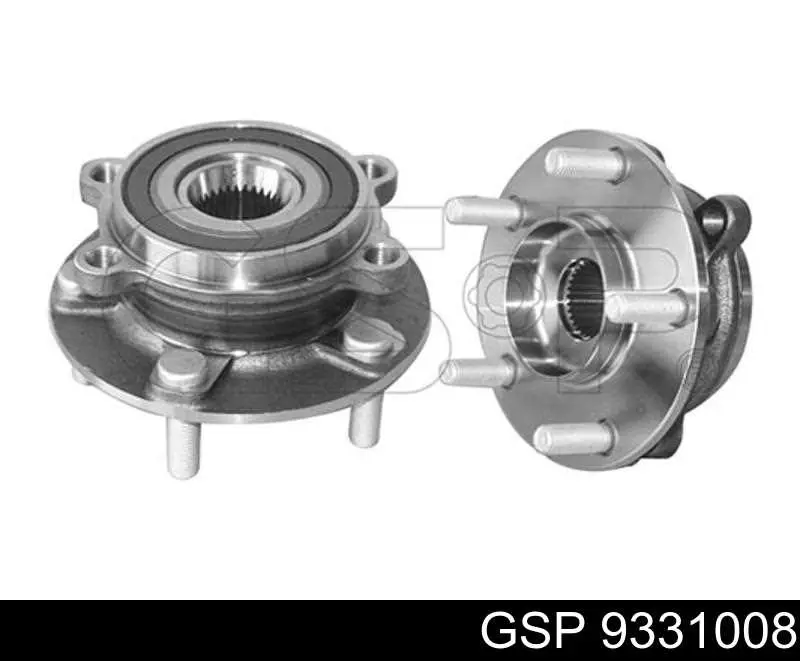 Маточина колеса передня GSP 9331008 ціна, від 46.19 USD