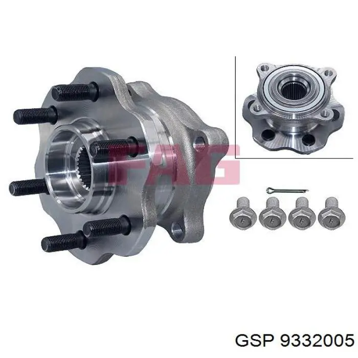 Купити 9332005 GSP Підшипник ступиці колеса
