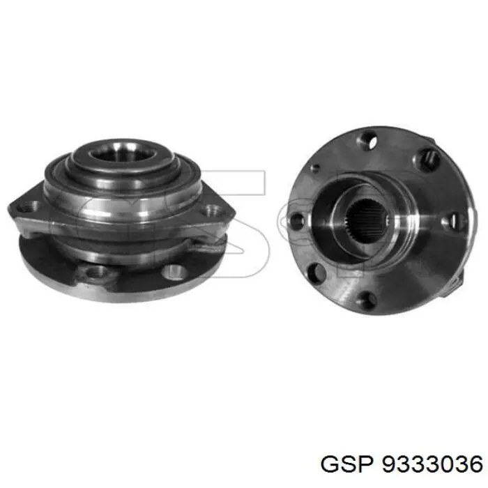 Маточина колеса передня GSP 9333036 ціна, від 42.95 USD