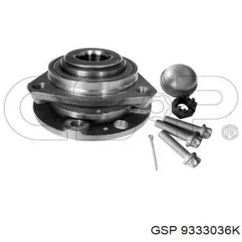 Маточина колеса передня GSP 9333036K ціна, від 51.37 USD