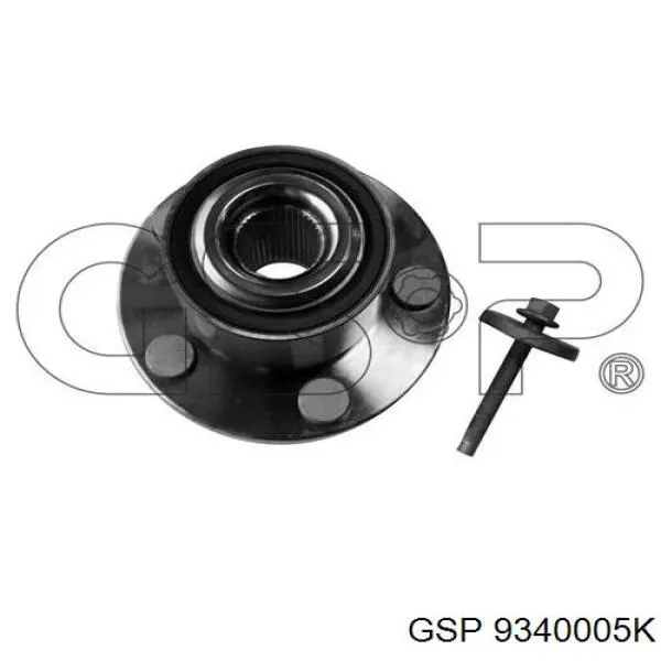 Маточина колеса передня GSP 9340005K ціна, від 51.76 USD