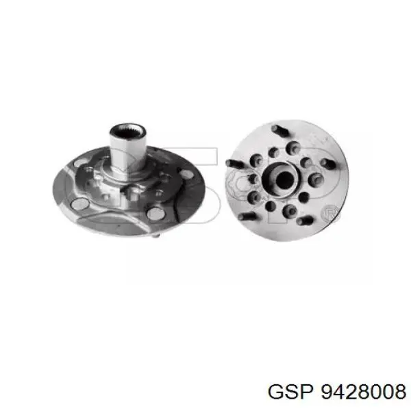 Маточина колеса передня GSP 9428008 ціна, від 32.53 USD