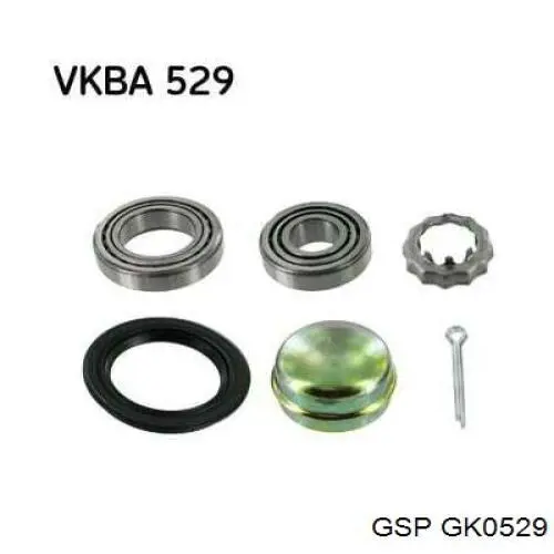 GK0529 GSP Підшипник ступиці задньої