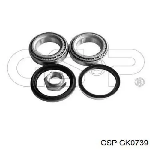 Комплект підшипник маточини передньої GSP GK0739 ціна, від 12.29 USD