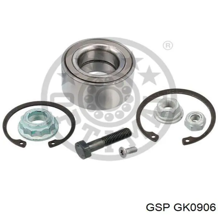 Комплект підшипник маточини передньої GSP GK0906 ціна, від 12.49 USD