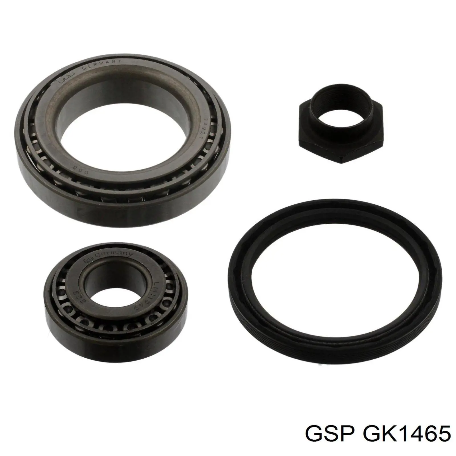 Комплект підшипник маточини передньої GSP GK1465 ціна, від 10.71 USD
