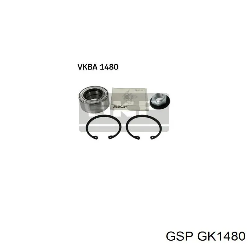 Купити GK1480 GSP Підшипник ступиці передньої