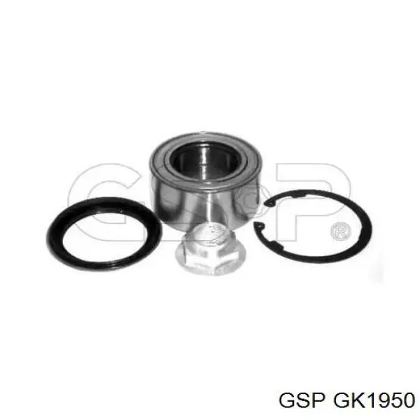 Комплект підшипник маточини передньої GSP GK1950 ціна, від 14.12 USD